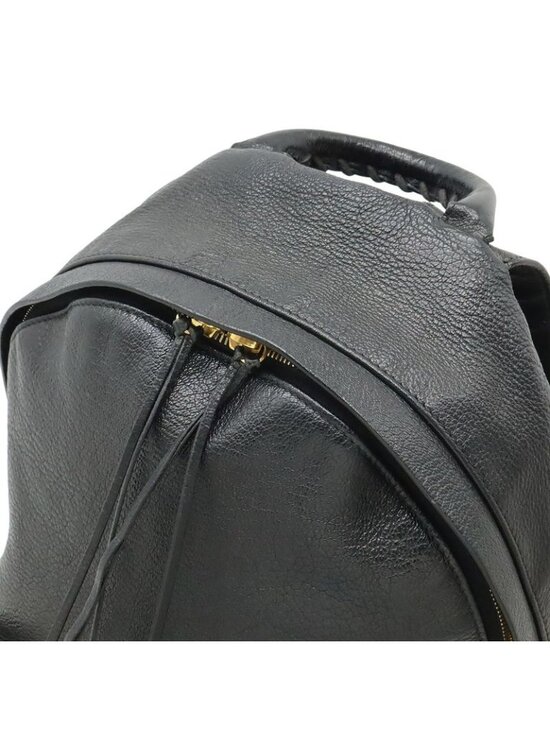 Balenciaga City Backpack Leather Black Gold Mirror main image 7